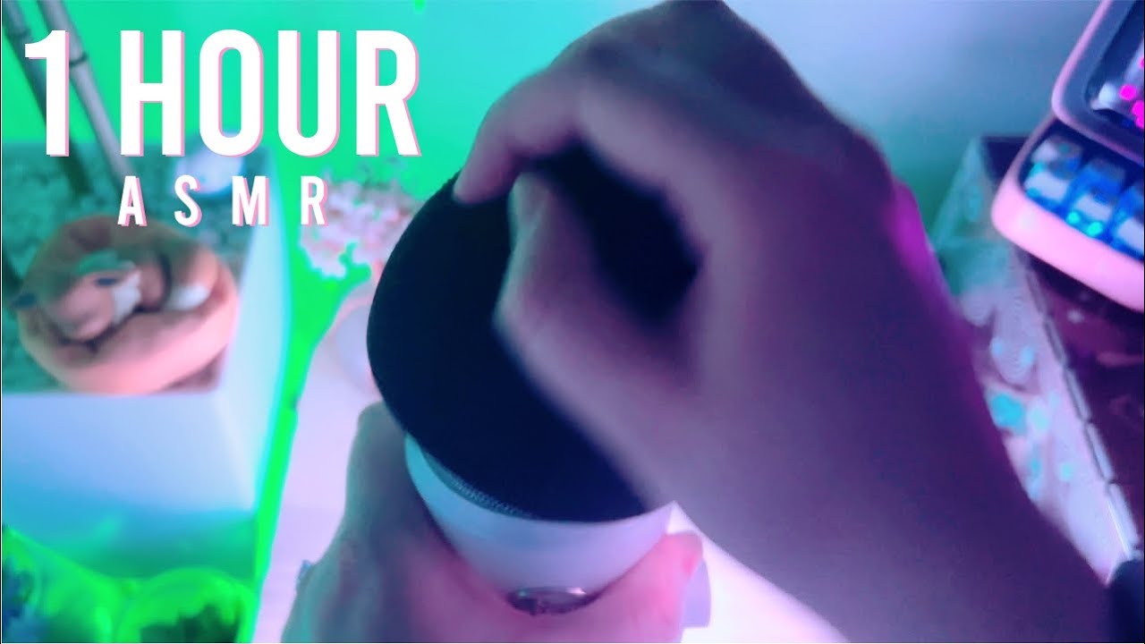 ASMR Mic Pumping, Swirling, Rubbing, Scratching [1 HOUR] | NO TALKING