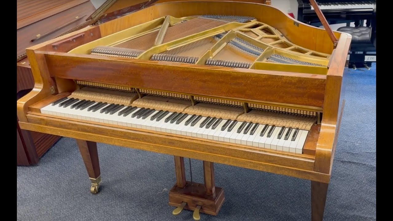 Assessment of a Bluthner style IV grand piano c1935 + BAD MOVING! + using a wrest-pin setter. Link: