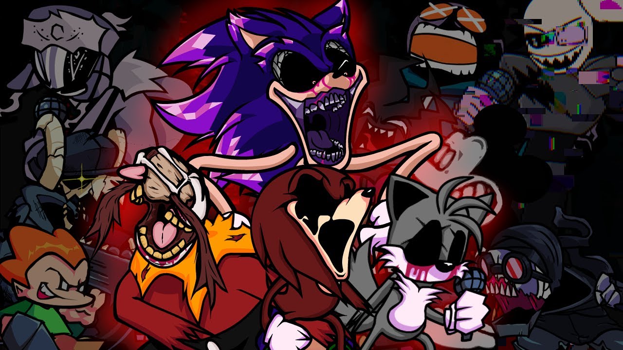 [ FNF Mashup ] The Big Trouble - A Triple Trouble Mashup (x 13 songs) (Ft. Absolute Rage)