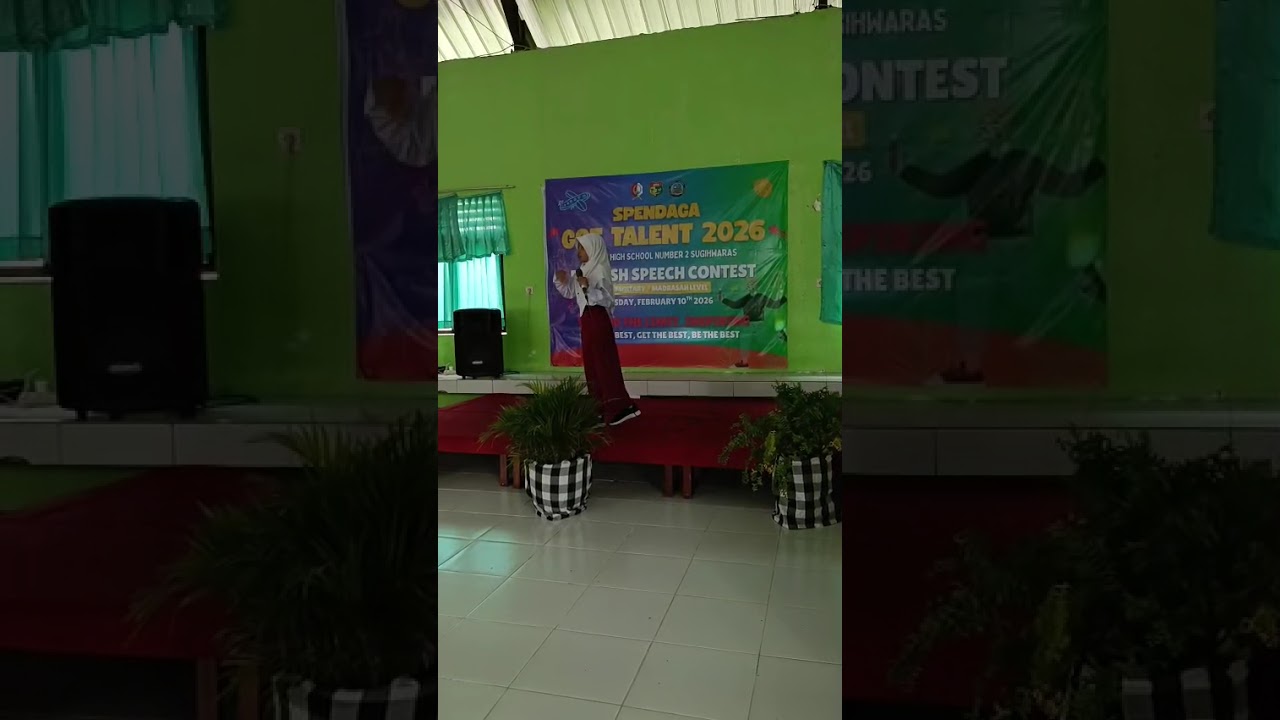 JUARA 1 PIDATO BAHASA INGGRIS - avoid bullying in our school environment-