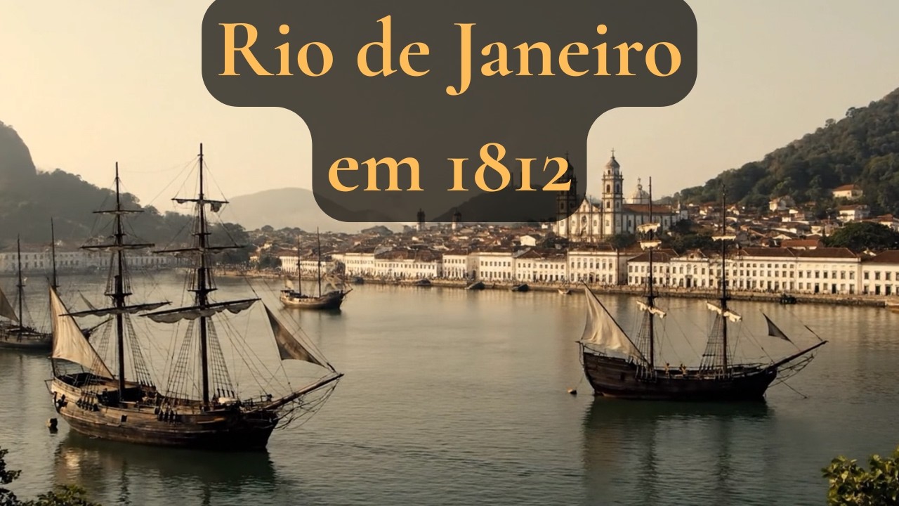 História do Rio de Janeiro em 1812 | Reconstrução de IA