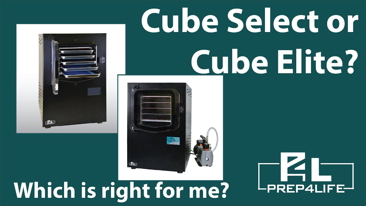 Cube Elite and Select Difference - Which Freeze Dryer is for me? #cubenation #freezedryer #prep4life