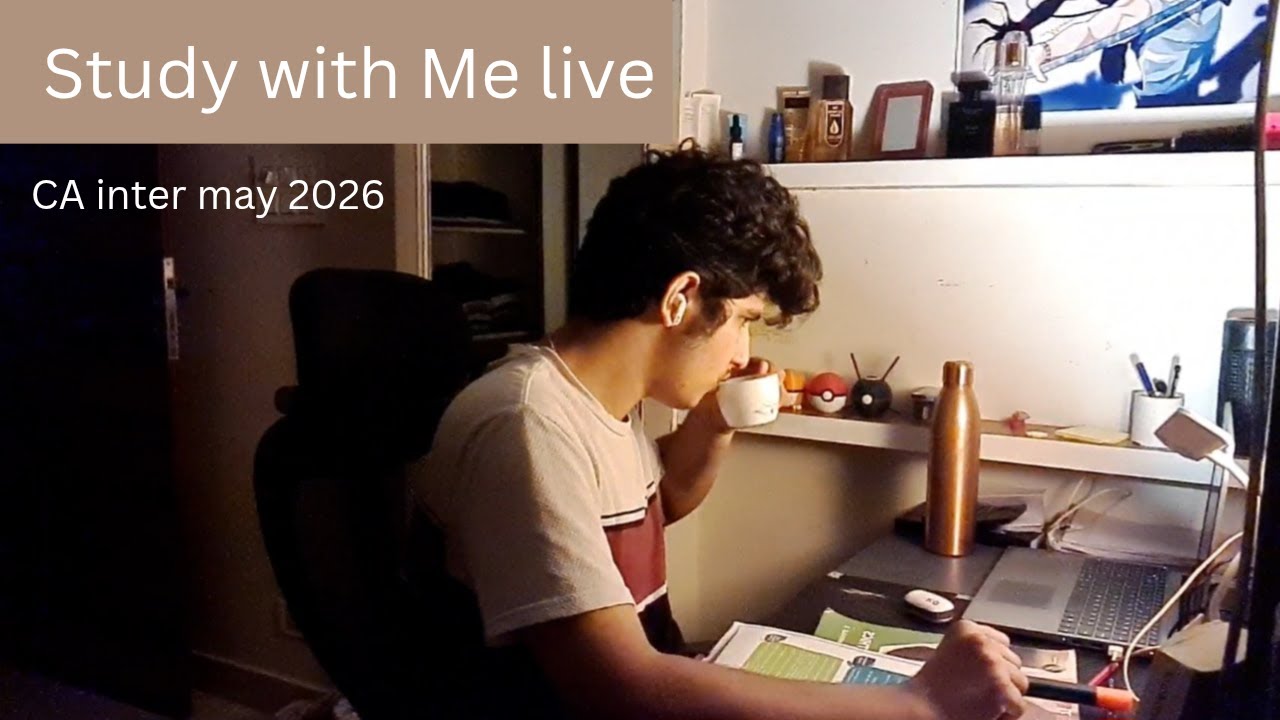 Study With Me Live Pomodoro | CA inter May 2026