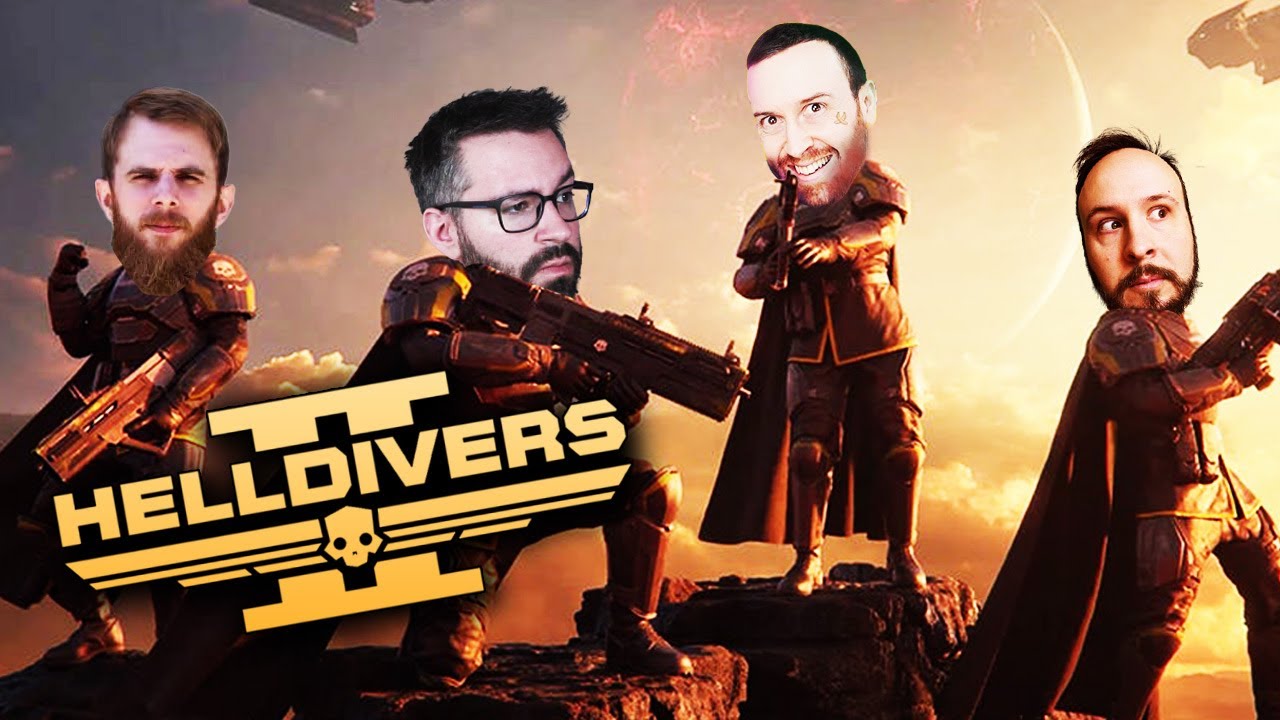 The DREAM TEAM Defending Democracy! 🦅 (Helldivers 2 w/ @SeaNanners @BruceGreene @hutch)