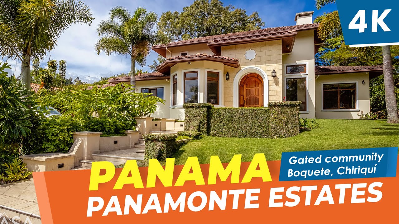 [4K] 🇵🇦 Gated communities in Boquete, Panama. Panamonte Estates