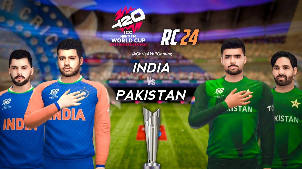 Playing T20 WC 2024 In Quick Play RC24 || India vs Pakistan || Match - 2 || With Official Jersey's