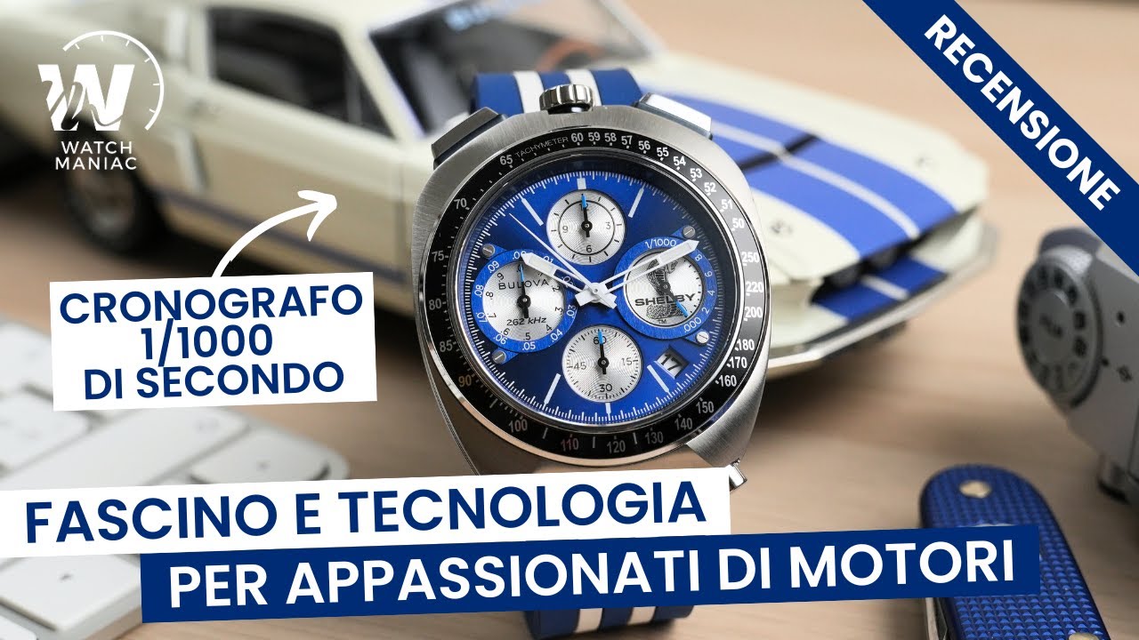 Bulova Shelby Racer Chronograph, design anni '70 e quarzo Precisionist
