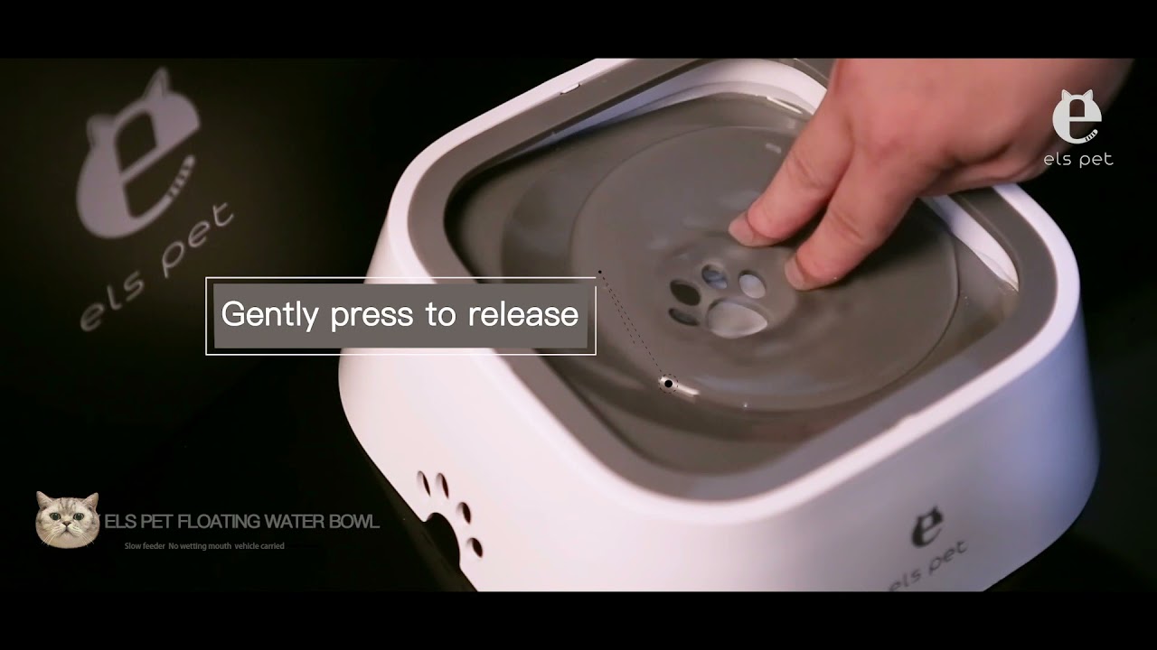 ELSPET&mdash;&mdash;Dog Spill Proof Pet Water Bowl