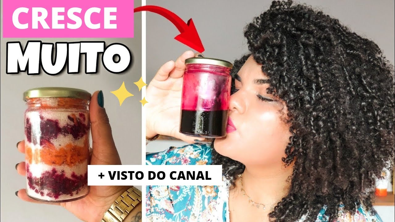 MEL DE CENOURA e BETERRABA Para o Cabelo Crescer Mais Rápido   Projeto Rapunzel 😱🔥