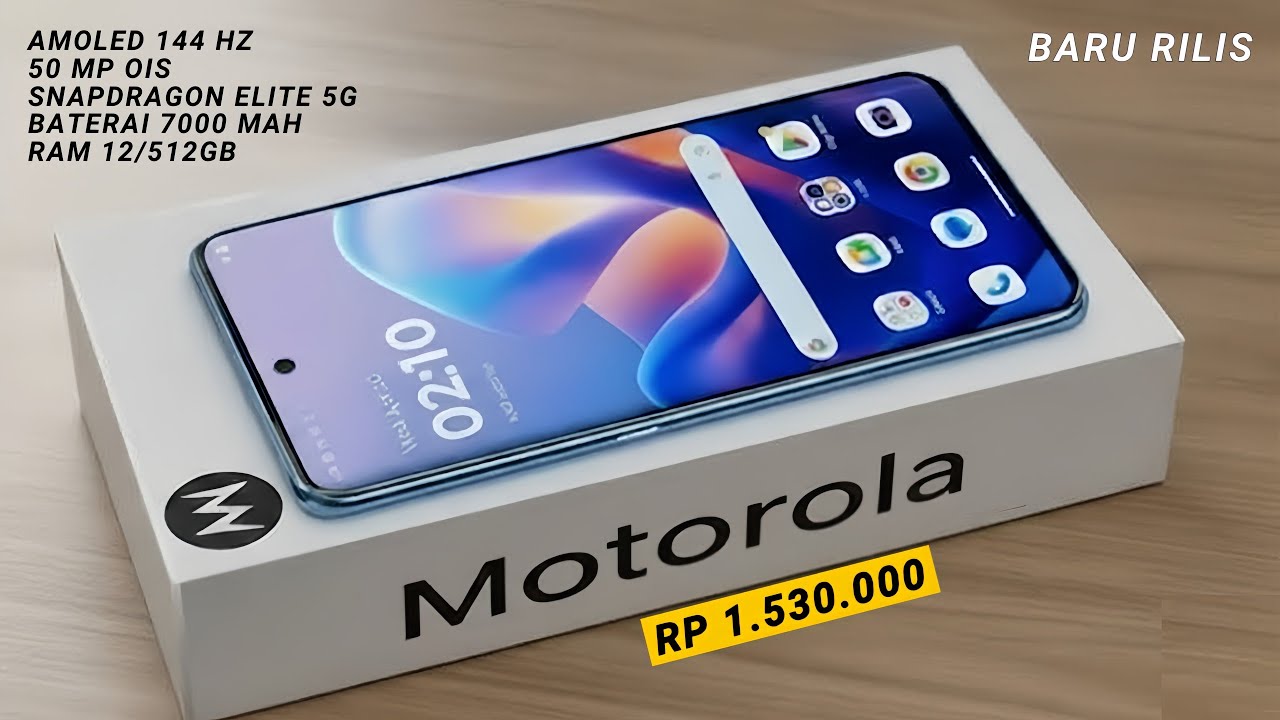 BARU RILIS‼️ 7000MAH, RAM 12/512 GB - HP MOTOROLA TERBARU FEBRUARI 2026
