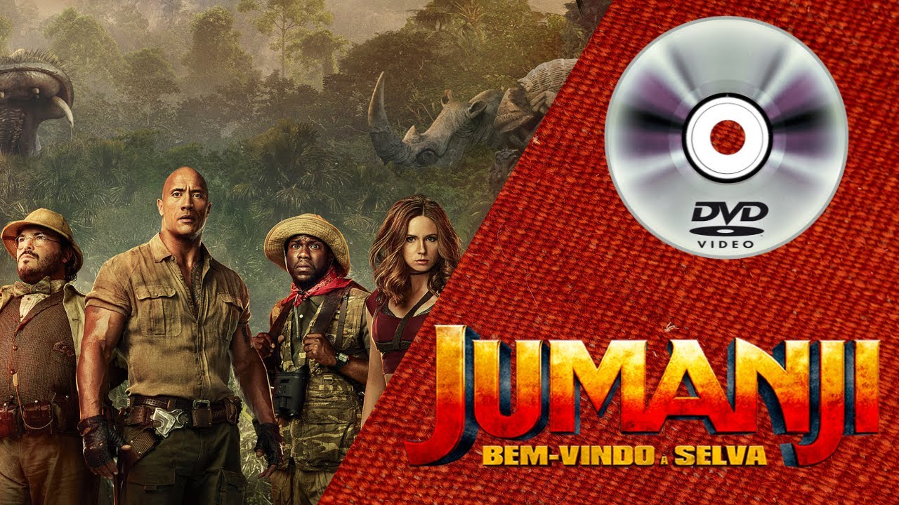 JUMANJI BEM-VINDO A SELVA DVD + MENU + SINOPSE