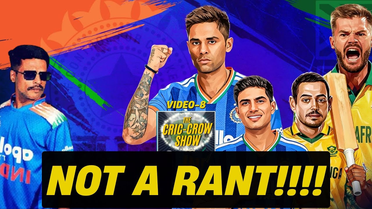 India Wins but Gill & SKY Struggle! | Arshdeep Singh | The Cric-Crow Show | Video-8 | IND vs SA T20 