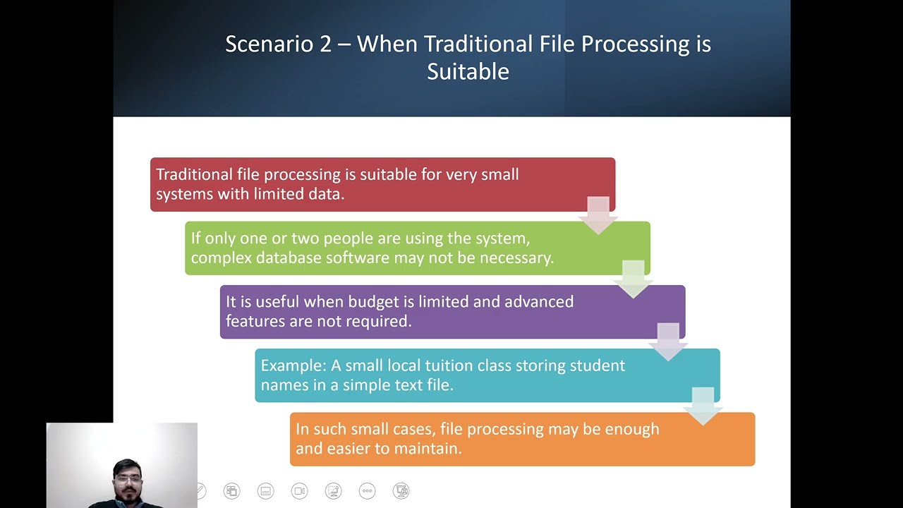 Comparative Analysis of DBMS and Traditional File Processing | Performance & Scenarios Explained