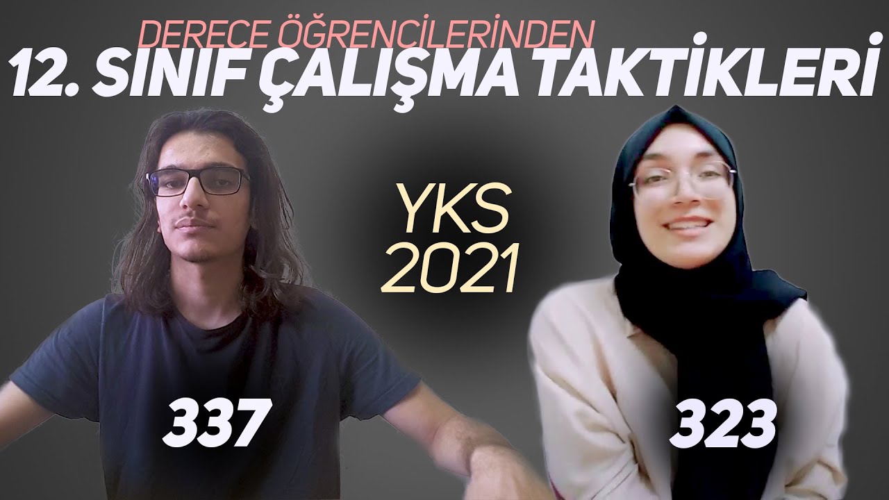 12. Sınıf Ders Çalışma Taktikleri - YKS'de Nasıl Derece Yapılır - İlk 350