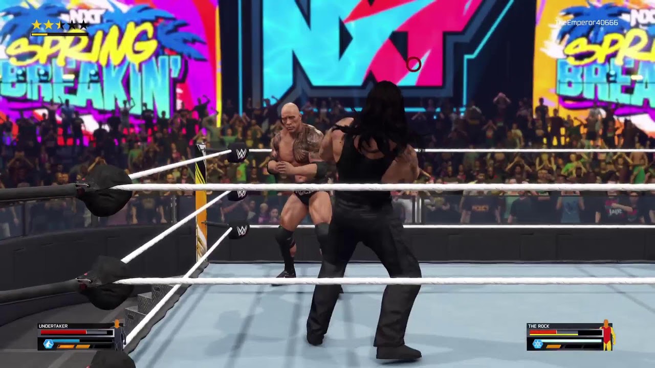 WWE 2K25 Rock ✊ Прохождение Знакомимся Первый Раз 😳 Скала 'Rock' и Гробовщик 
