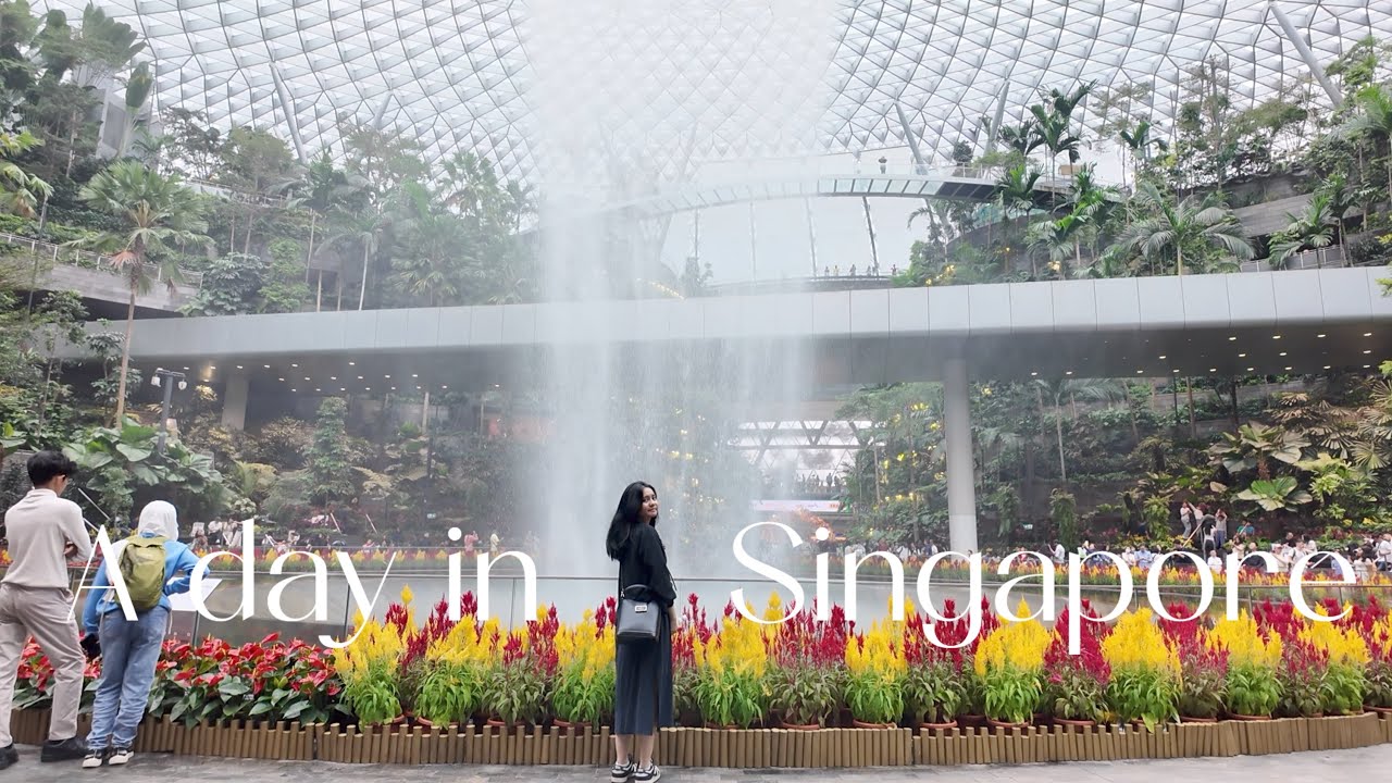 Singapore transit guide: a full day at Changi Airport & Jewel | travel vlog
