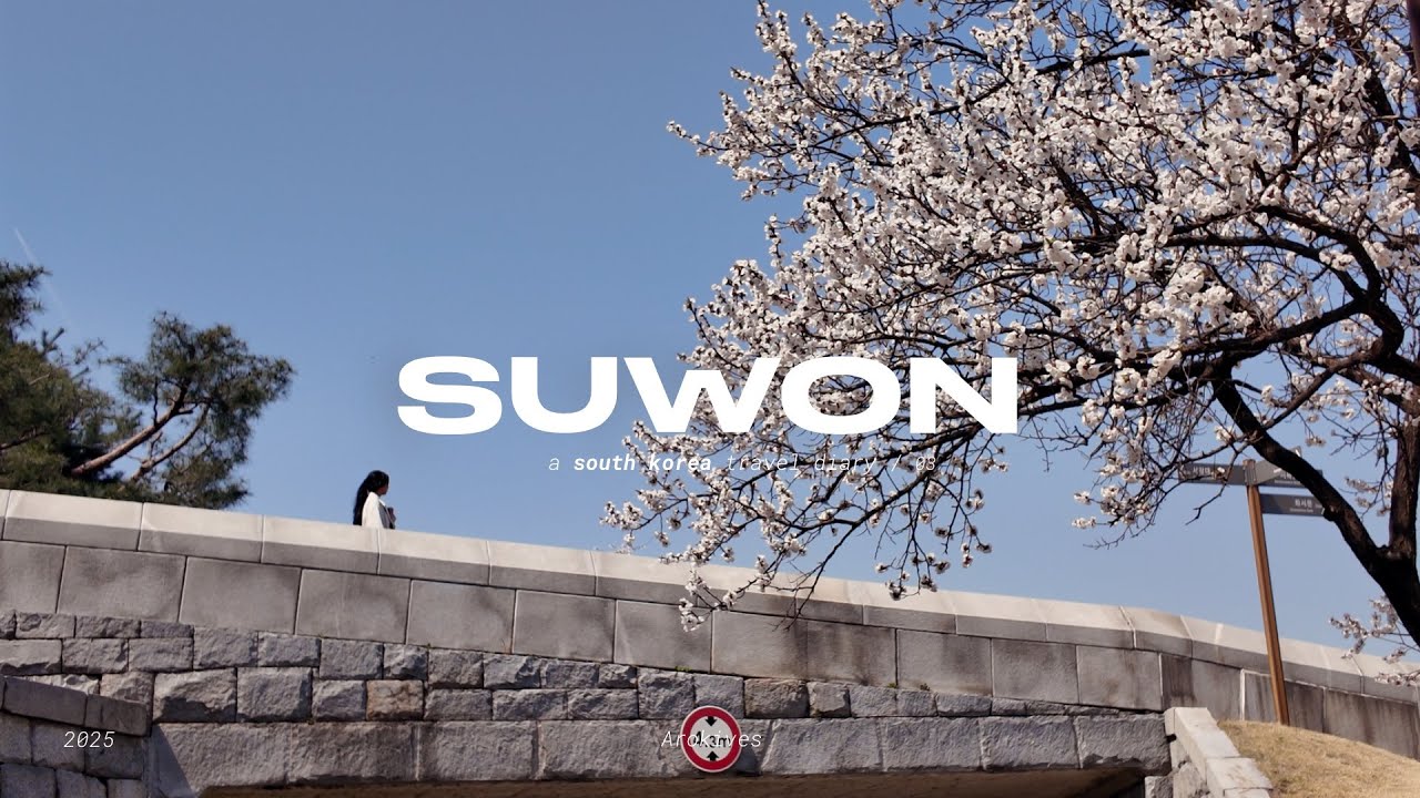 escape seoul for a day — exploring suwon in spring [travel vlog_03]