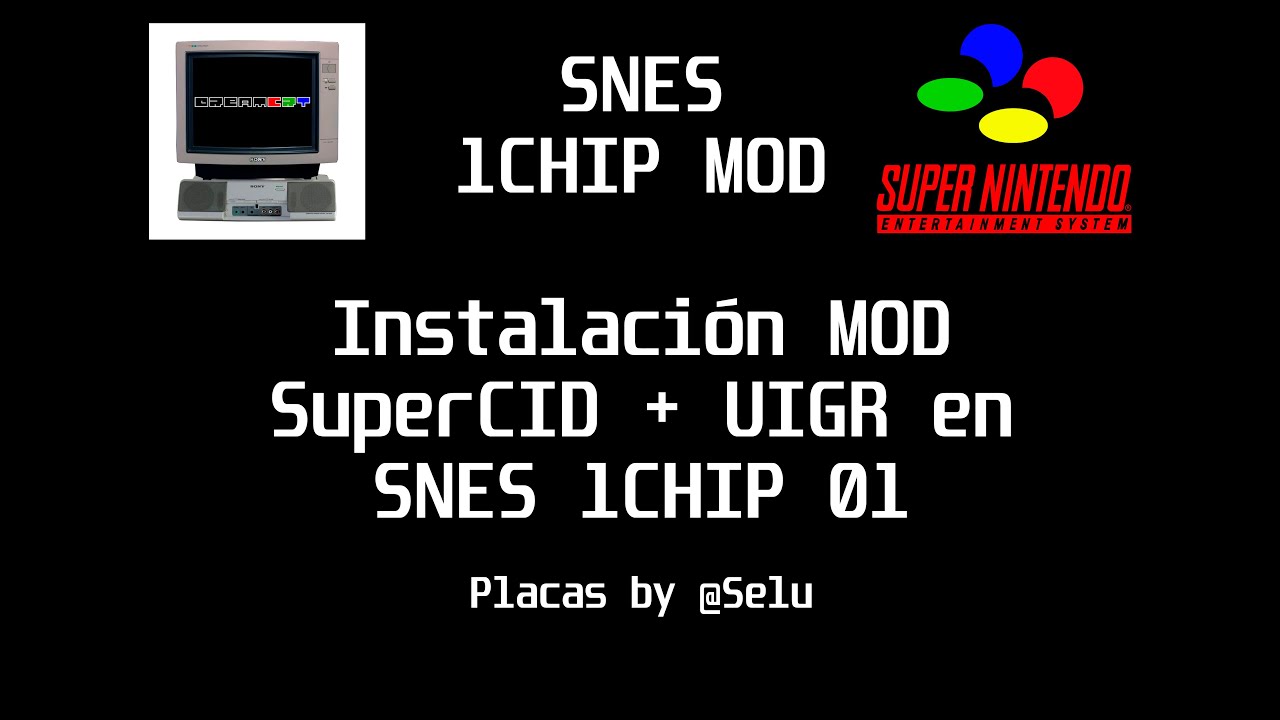 SNES 1CHIP SUPERCIC + uIGR MOD