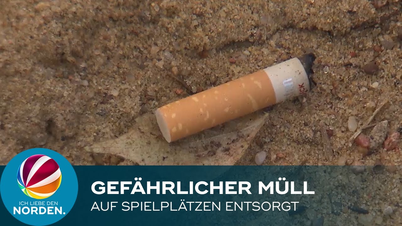 Spritzen, Zigaretten, Glasscherben und Co.: Spielplätze in Bremerhaven werden von Müll befreit