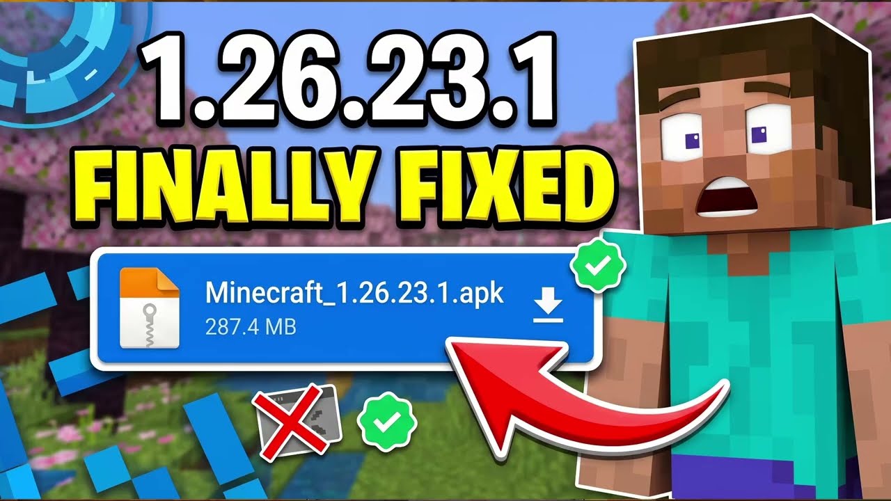 Minecraft 1.26.23 Update l Hidden Android Fixes Revealed