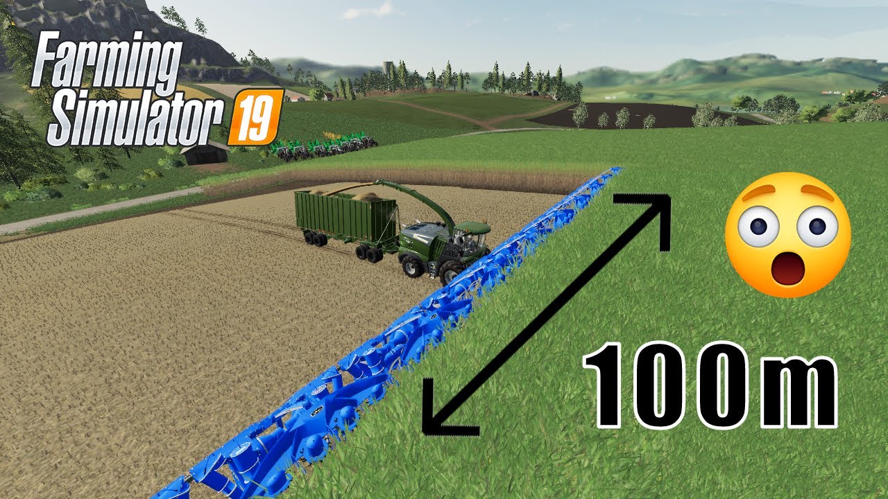 FS 19 - Crazy Mods - 100 m Sugar cane harvester Landwirtschafts Simulator 19