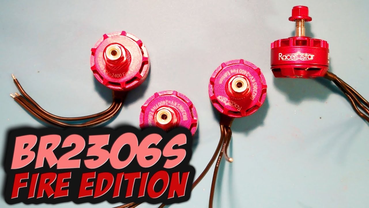 ✔ Мощные моторы со смешной ценой!! Теперь в очень крутом цвете [BR2306S Fire Edition]