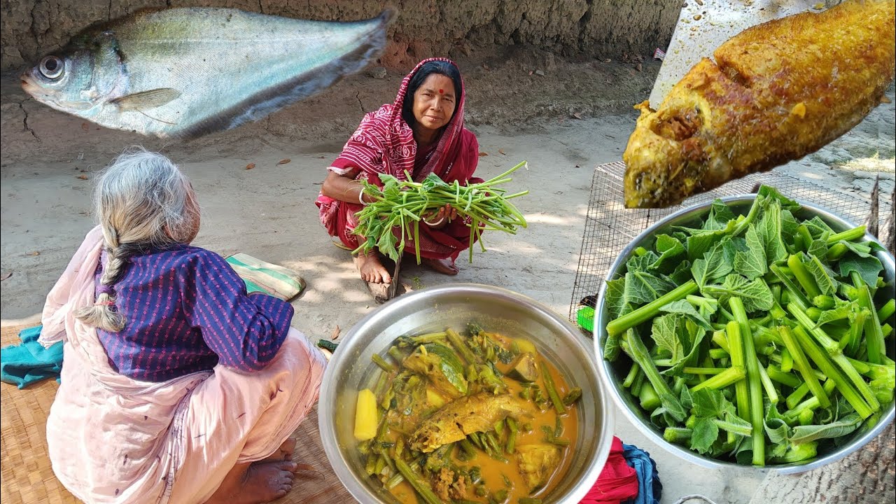 আমার মা, শাশুড়ি মায়ের কাছ থেকে শেখা কম তেল মশলায় মাছ দিয়ে লাউ ডাটার এই রেসিপি টা করলাম।