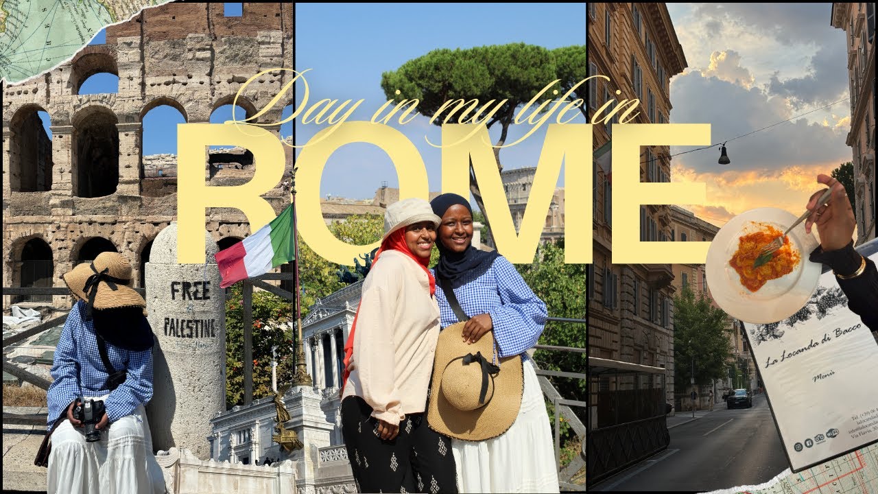 Day in my life in Rome | colosseum, dinner, gelato and repeat