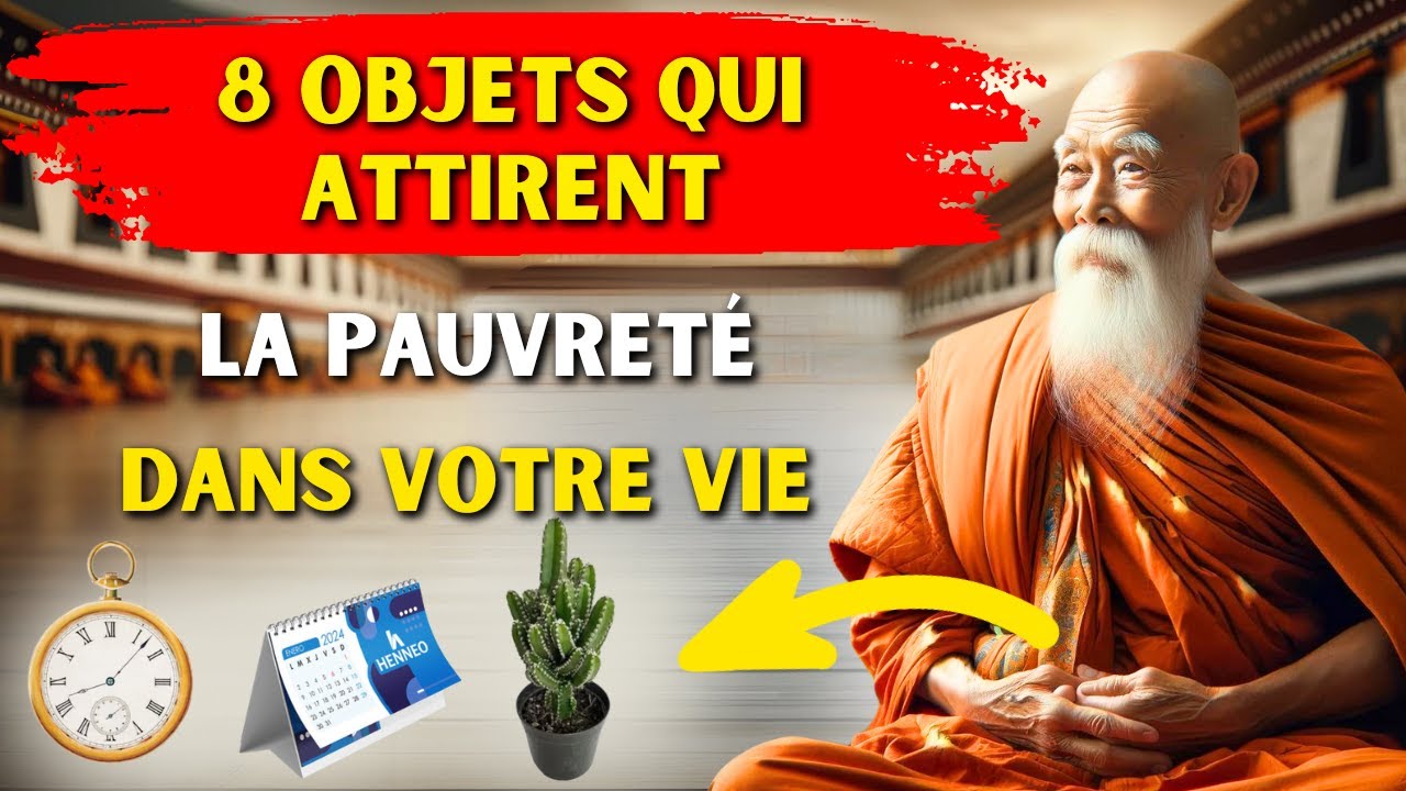 8 OBJETS QUI ATTIRENT LA PAUVRETÉ DANS VOTRE VIE! SAGESSE BOUDDHISTE