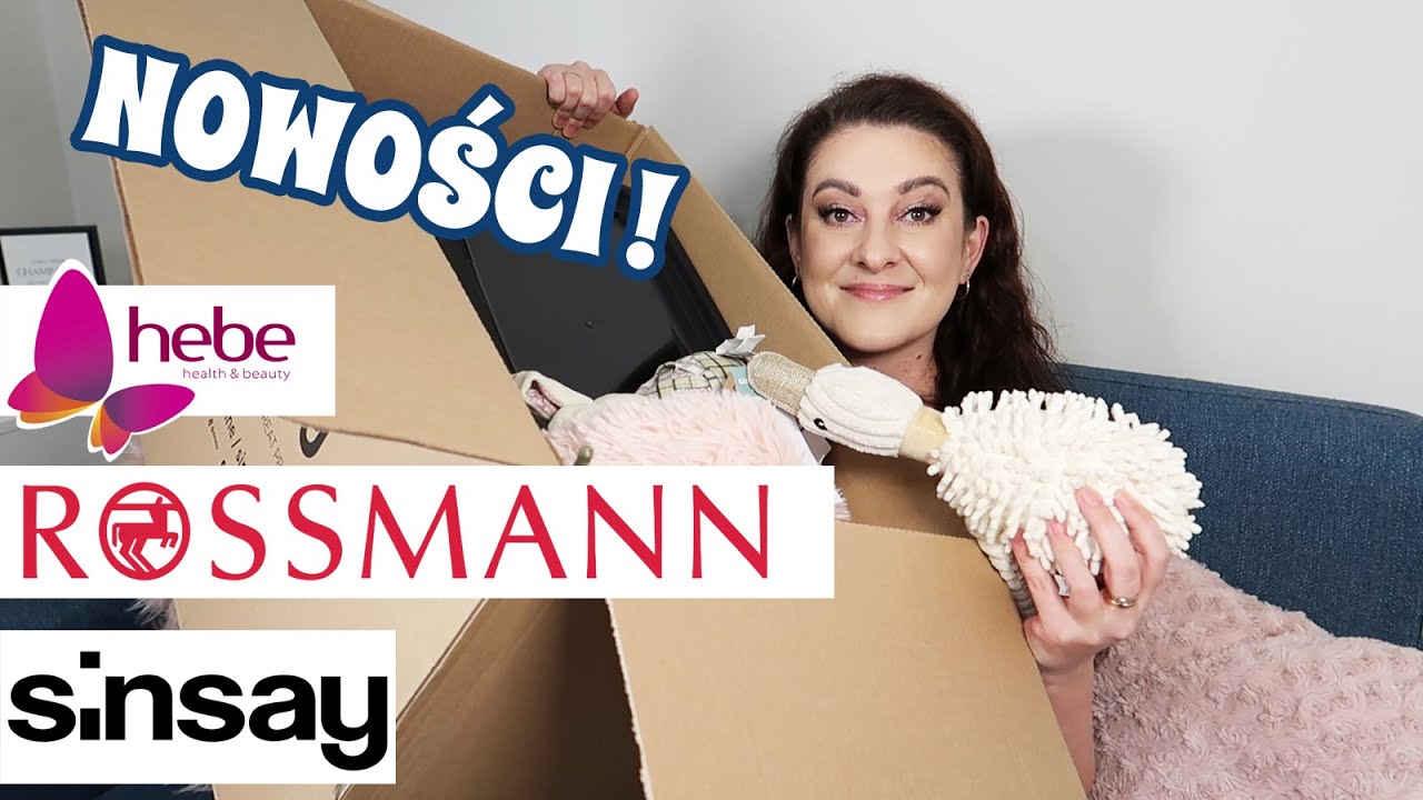 NOWOŚCI : Rossmann, Hebe, Sinsay... MNÓSTWO TESTÓW 😀
