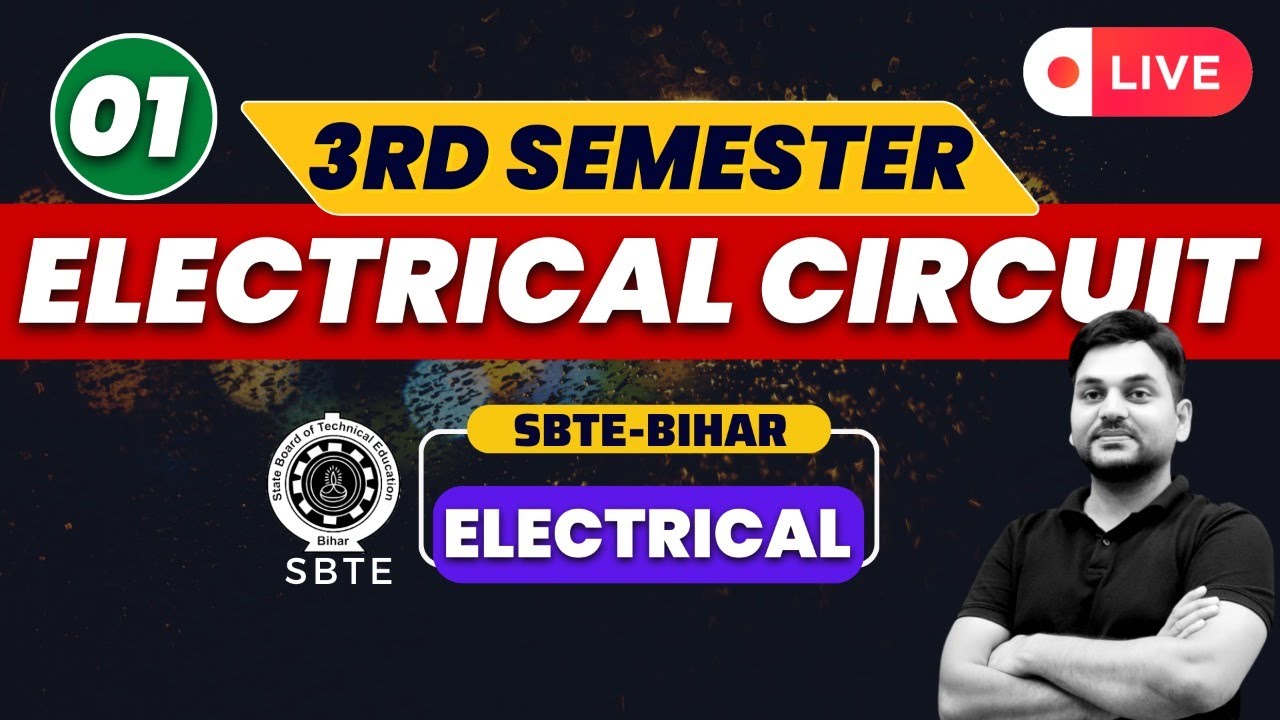 EE I 3rd Sem I L-1 I Electrical Circuit I Rajkamal sir I Engineers Group I Diploma semester class