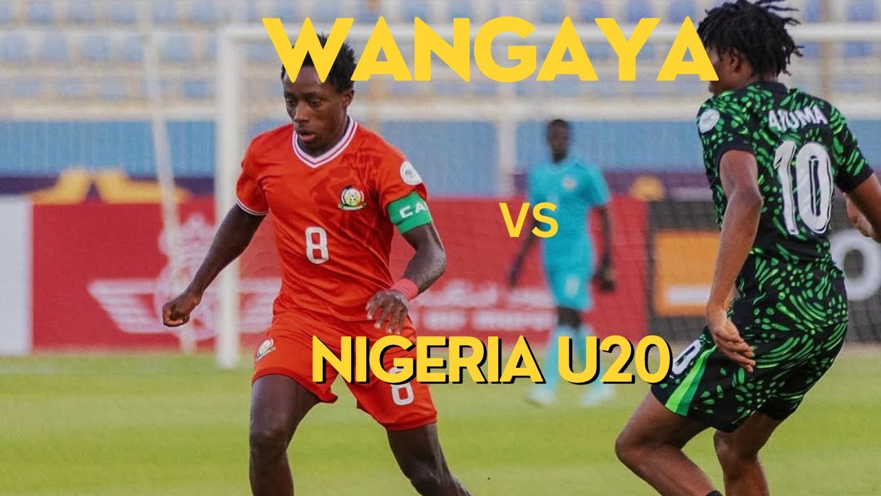 Kevin Wangaya vs Nigeria U20 | Goal, MOTM & Team of the Tournament! | AFCON U20 Egypt 2025 🇰🇪🔥