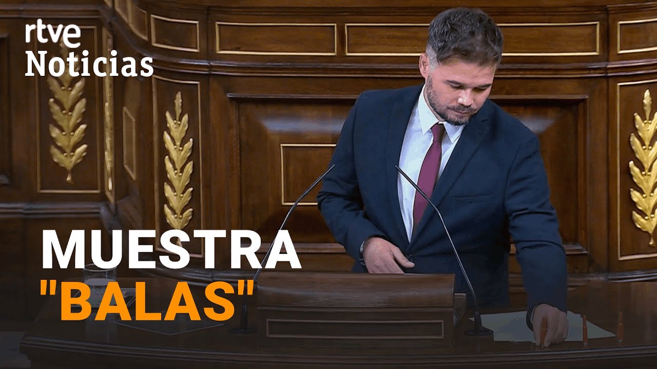 DEBATE: RUFIÁN enfada a SÁNCHEZ al sacar BALAS, presuntamente, usadas en la VALLA de MELILLA | RTVE