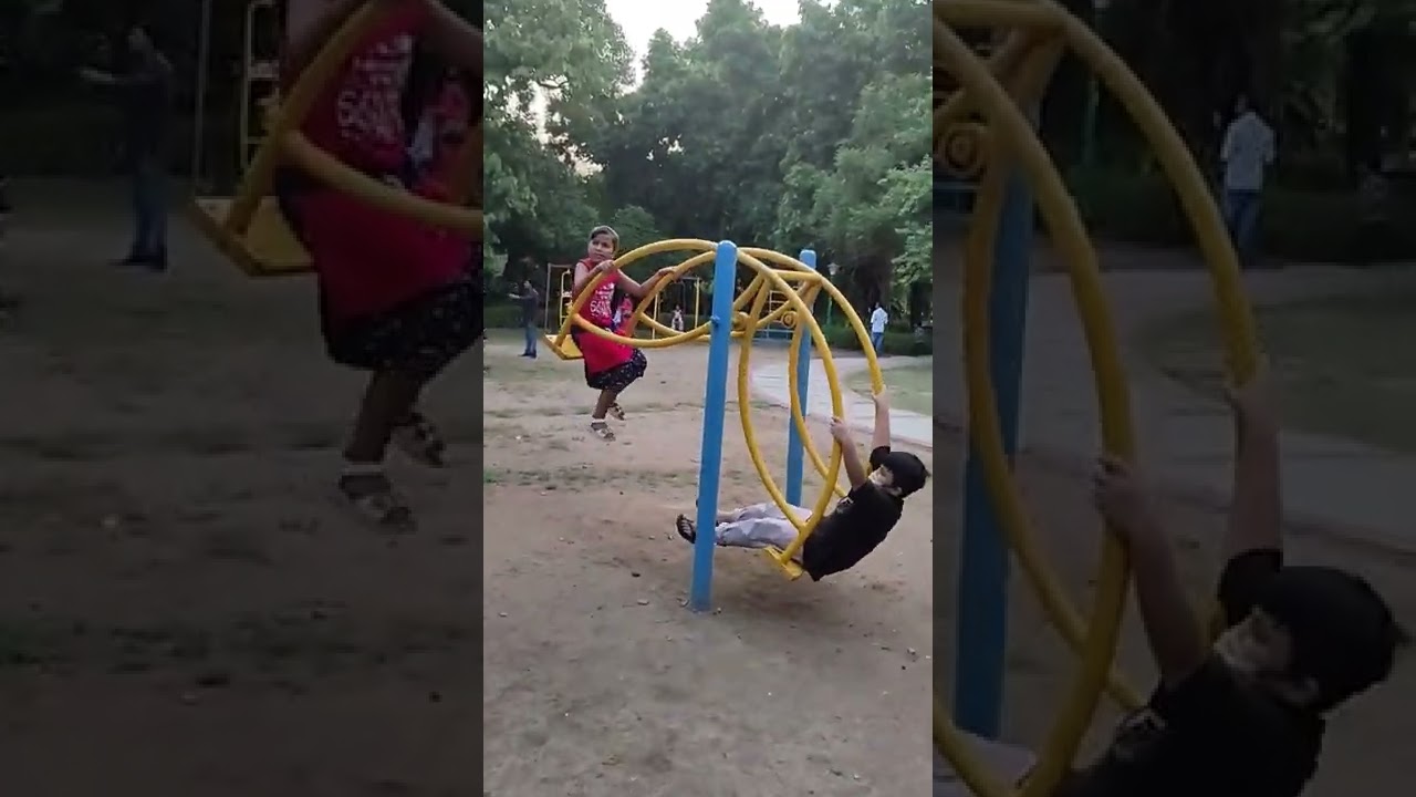 Happy to play together at Children's Park - near India Gate - New Delhi