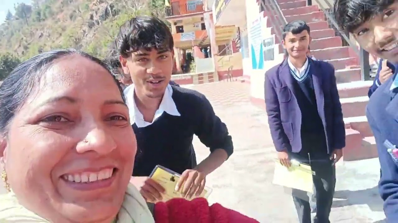#board exam ka first day.....,#pahadi#Gopeshwar#exam