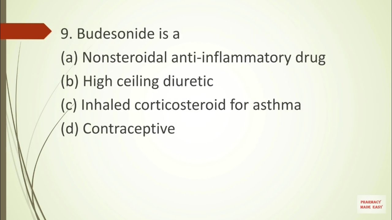 MCQ FOR PHARMACIST COMPETITIVE EXAMS- PART 4