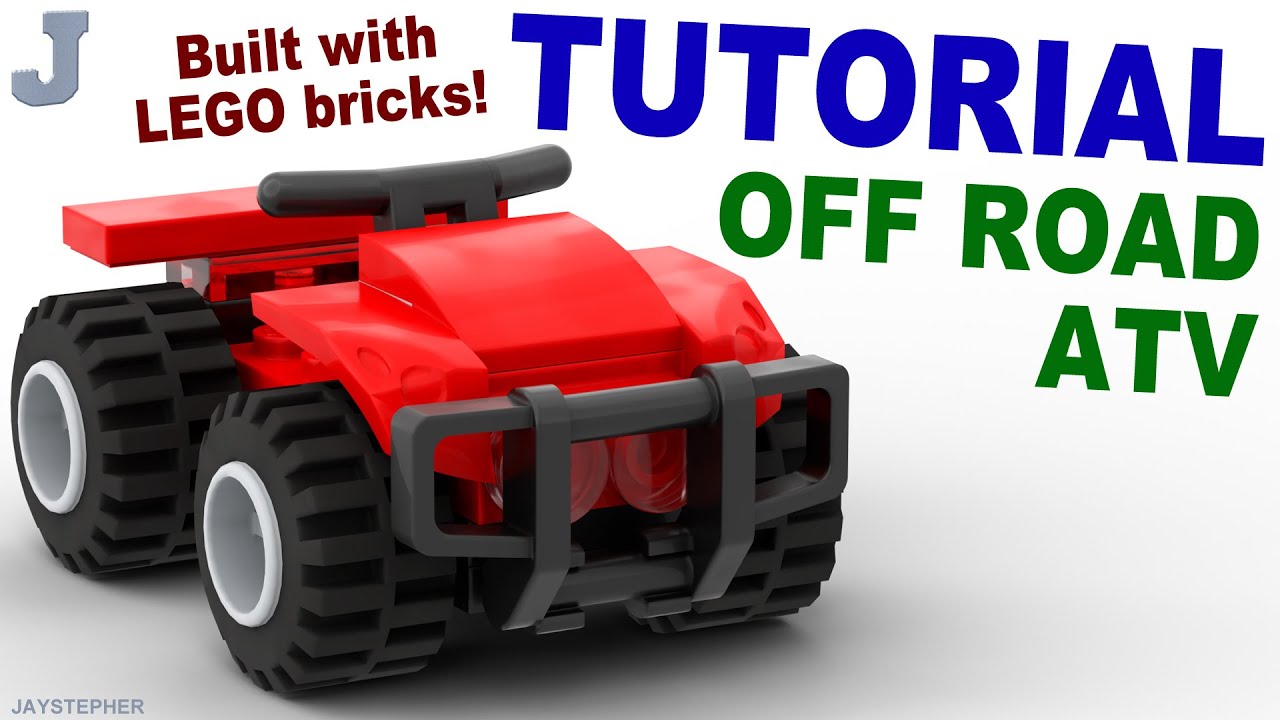 Как построить внедорожный квадроцикл из кубиков LEGO. Урок