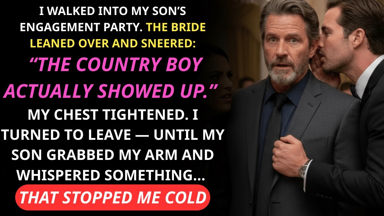 “The Stinky Country Boy Is Here!” — My Son’s Fiancée Mocked Me… Big Mistake