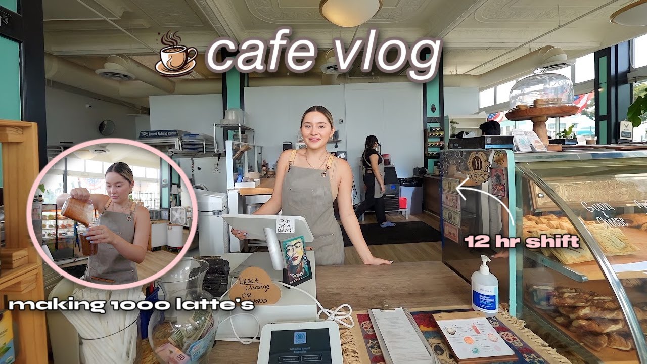 working a 12hr shift as a barista for a day | My First Job