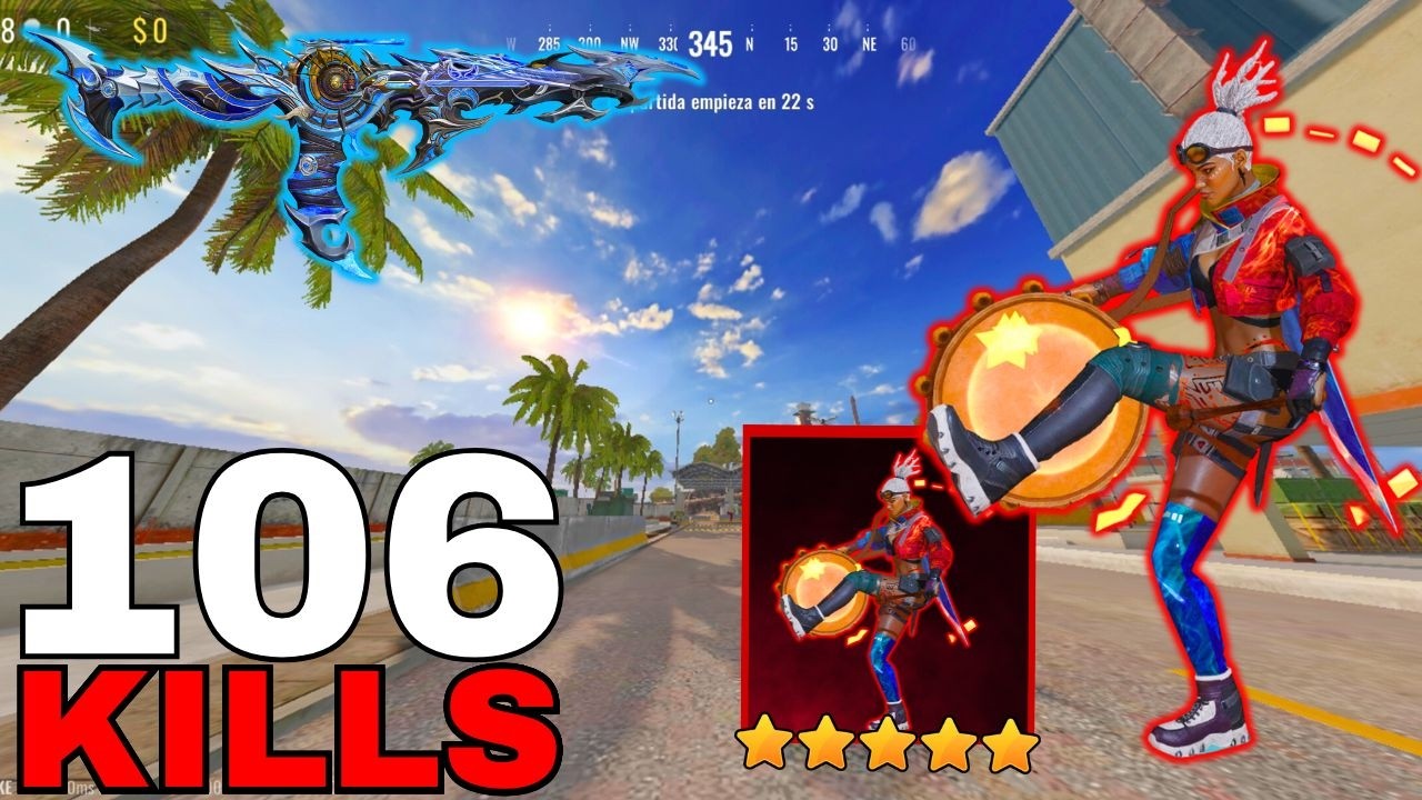 106 KILLS!!! 🥶 EN 4 PARTIDAS FULL RUSH INTENSO - BLOOD STRIKE - POCO X6 PRO