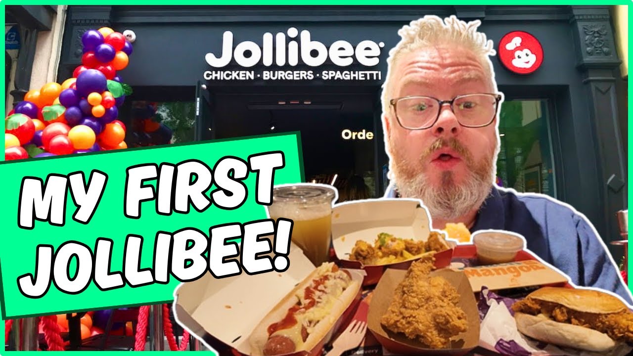 I Review JOLLIBEE - My FIRST TIME!
