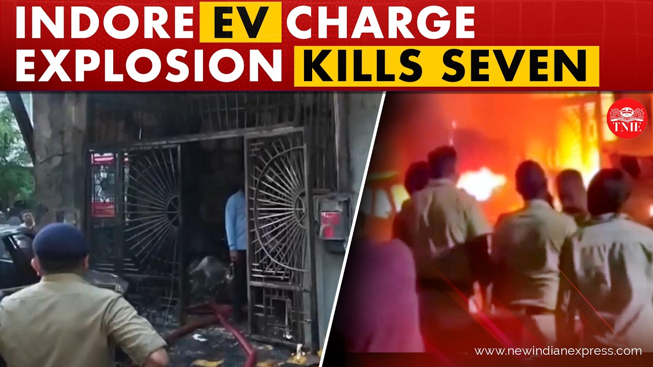 EV explosion in Indore: Seven killed in house fire storing gas cylinders
