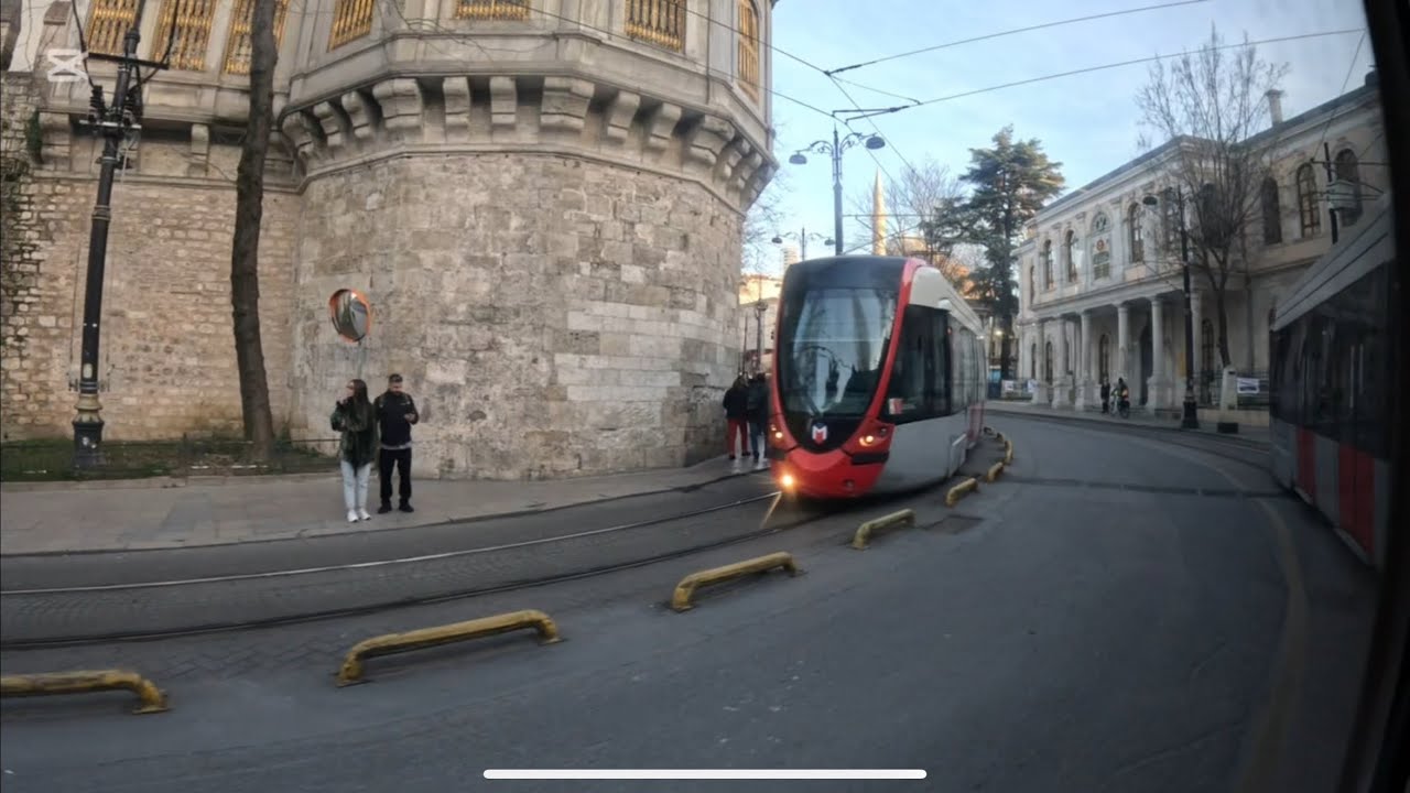 The tram to Aya Sophia
