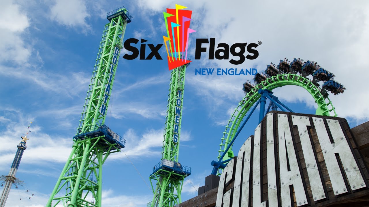 SIX FLAGS NEW ENGLAND (3) 🇺🇲 El parque más SALVAJE de Massachusetts