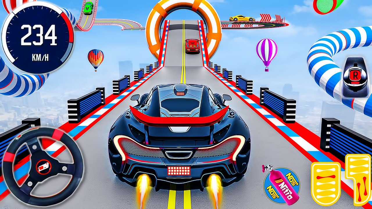 Extreme Car Crash Beam Derby 3D - GT Ramp Car Stunts Racing Simulator - Android GamePlay #3
