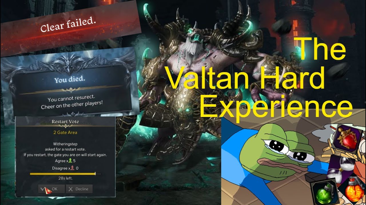 The Valtan Hard Experience