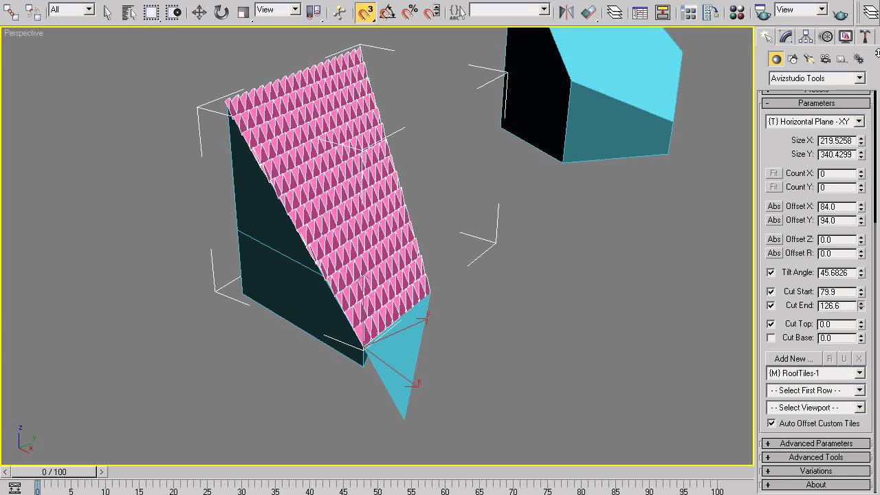 AvizStudioTools - ATiles Quick Tip - Roof Tiles Without Base Edge