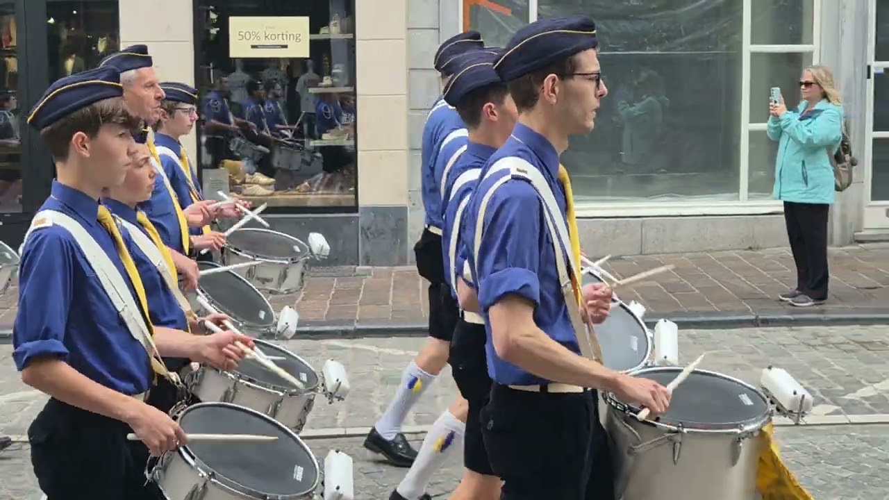 Heilig Bloedprocessie 2025 - SFX Speelschaar - Ochtend ceremonie & Mars
