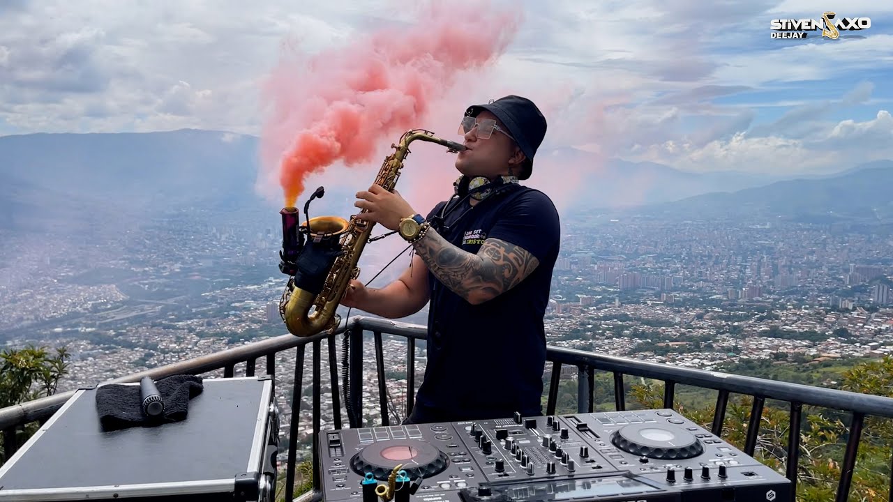 Live Set #TechHouse | Mirador el Cristo  | Stiven Saxo Dj  | Set 4K | Música Electrónica 2025 🎷🎧🎹🎤