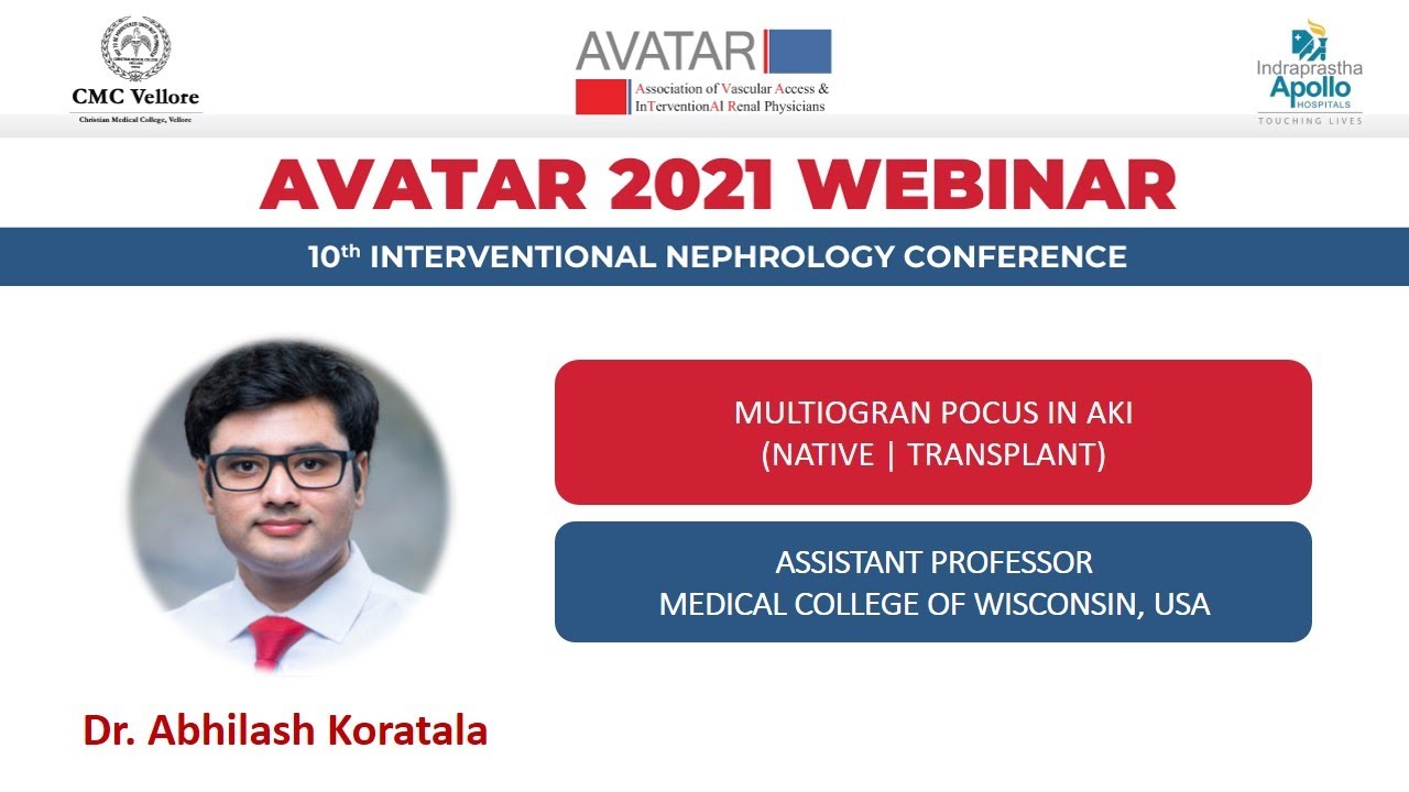 Dr. Abhilash Koratala - Multiorgan POCUS in AKI (Native | Transplant)